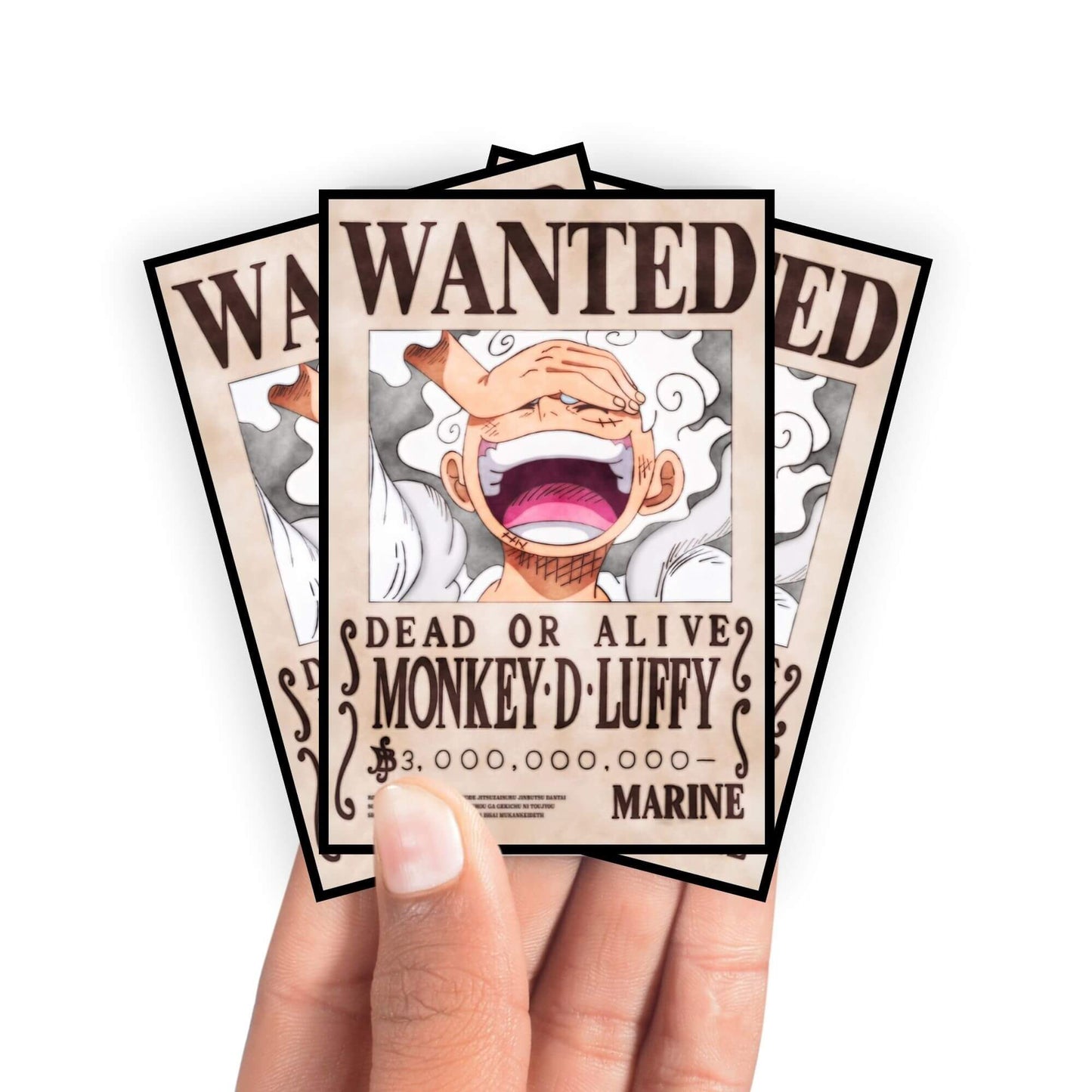 Luffy Wanted Poster Card Sleeves