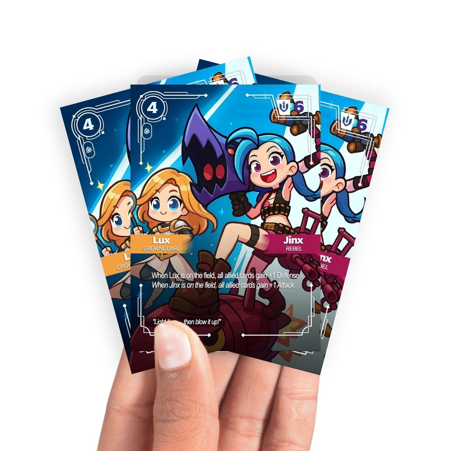 Lux and Jinx Card Sleeves