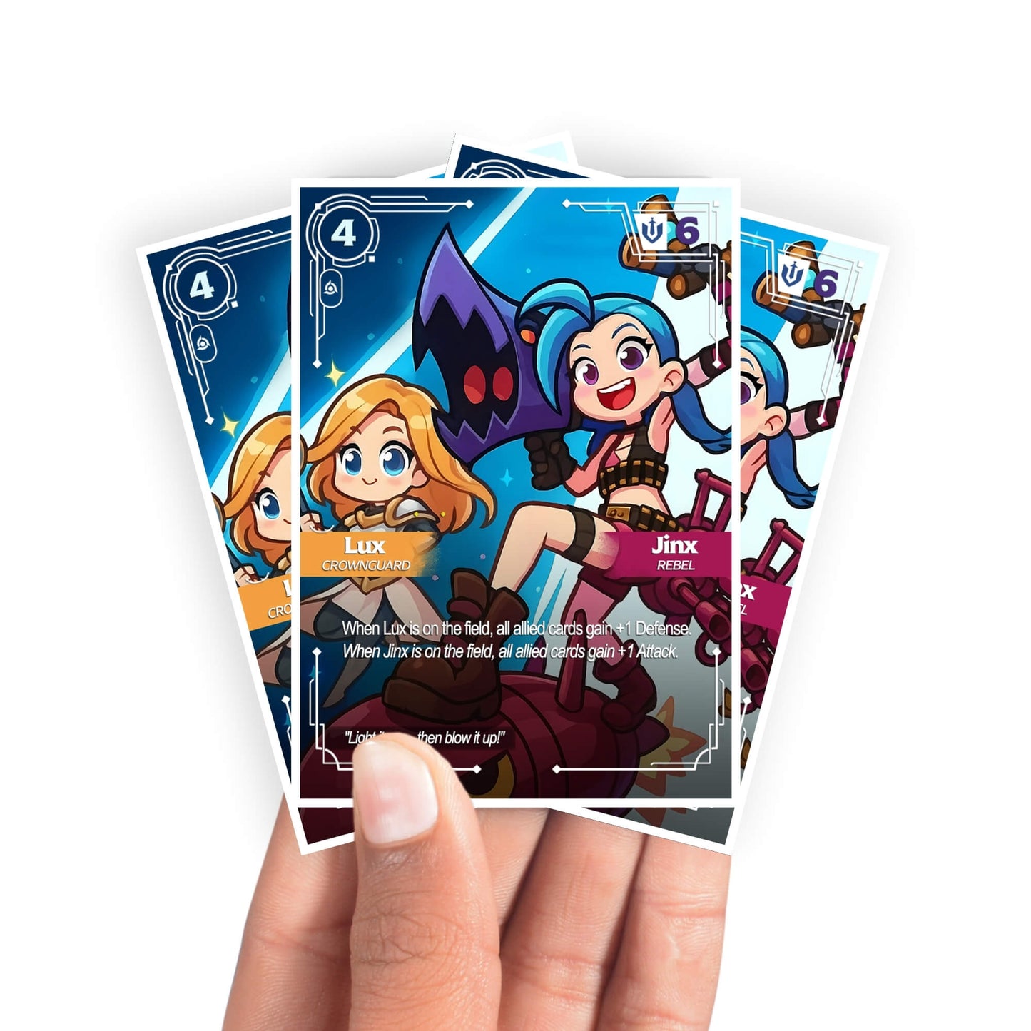 Lux and Jinx Card Sleeves