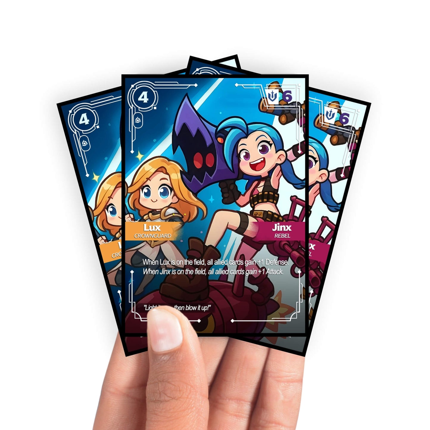 Lux and Jinx Card Sleeves