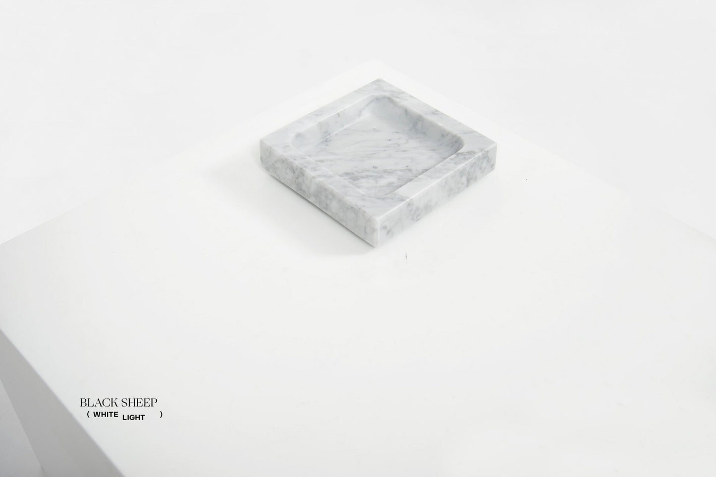 Bianco Carrara Marble Square Tray