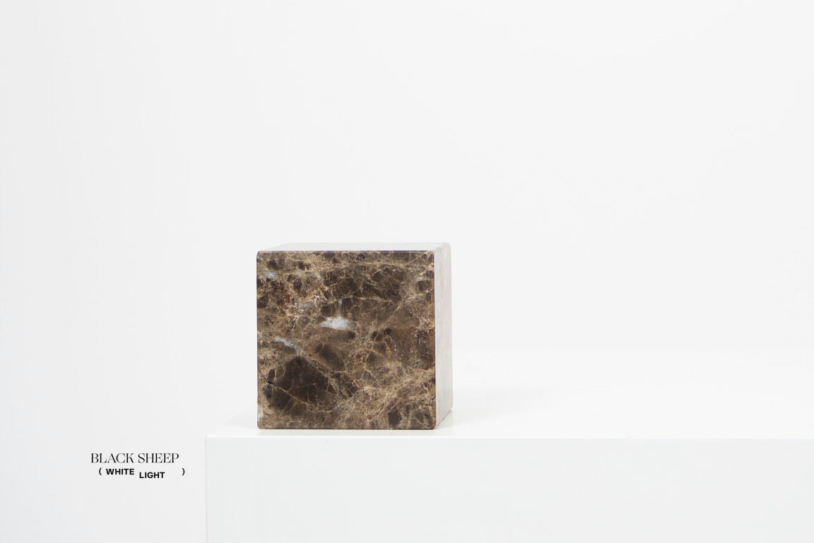 Dark Emperador Marble Asymmetric Book Ends