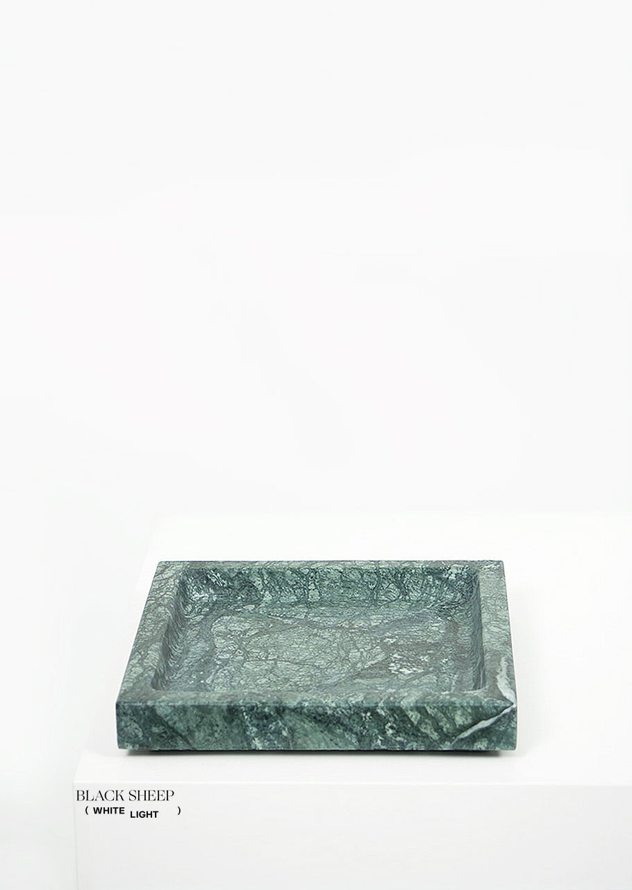 Empress Green Marble Square Tray