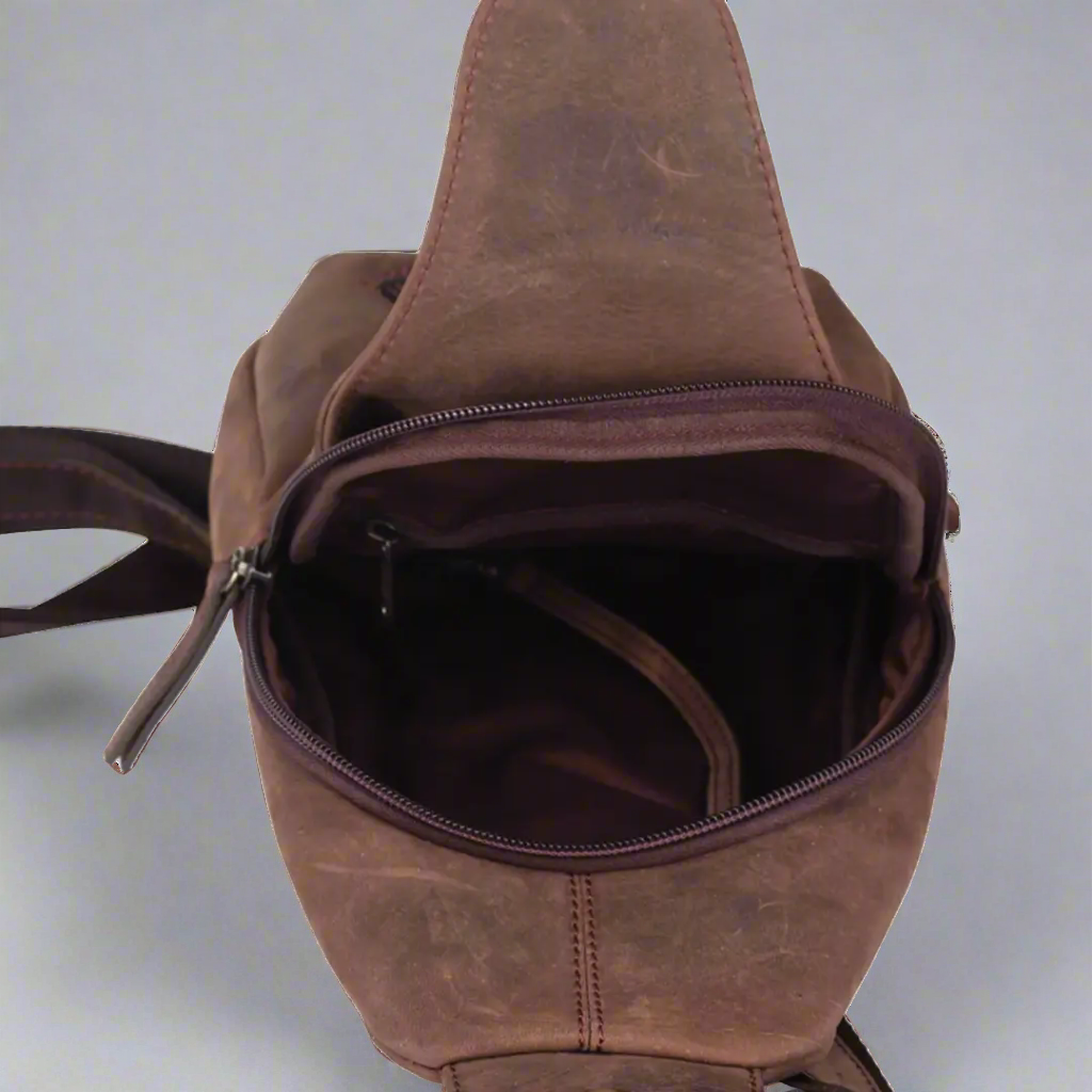 MET Off The Shoulder Leather Chest Bag Backpack