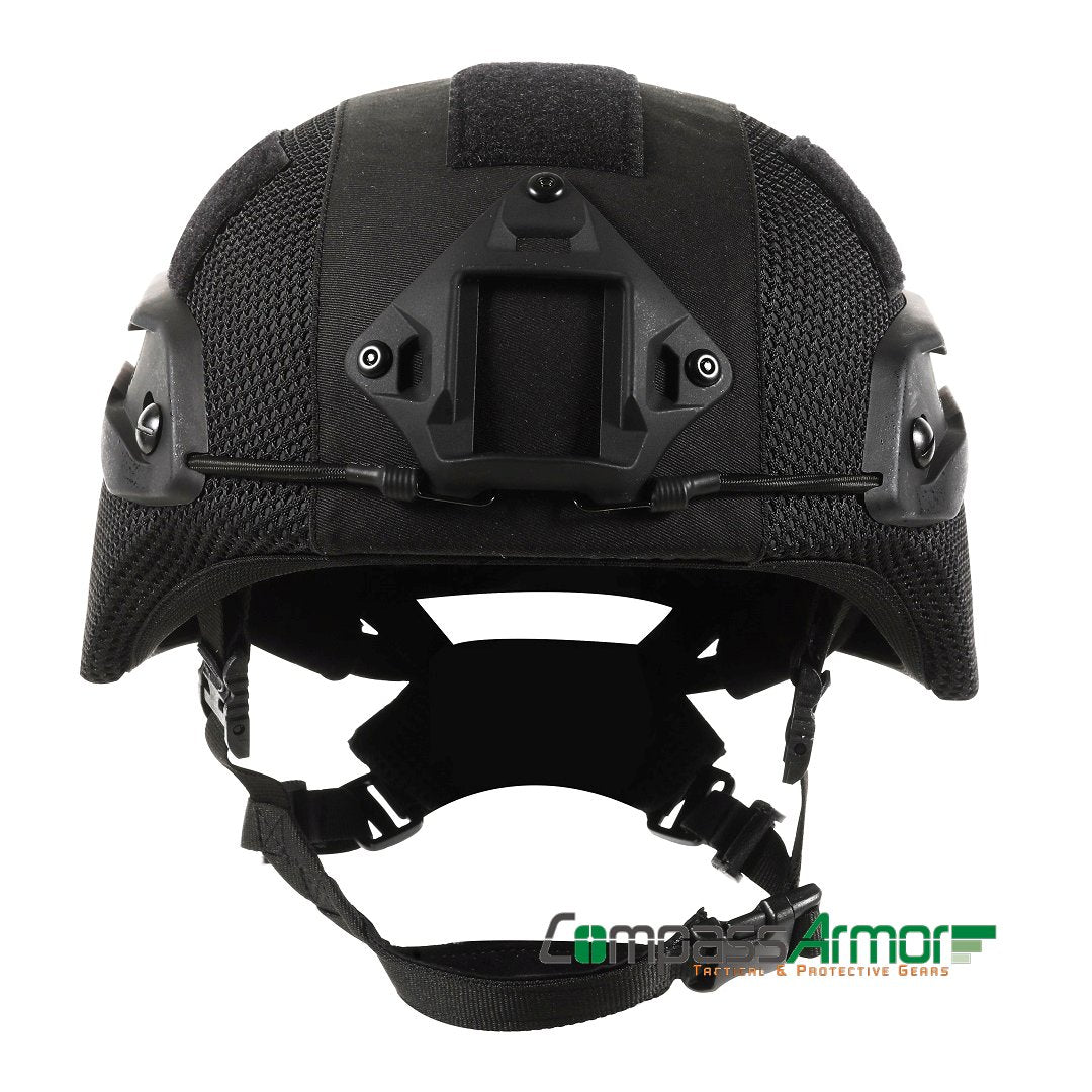 MICH Full Cut Tactical Ballistic Helmet with sides-rails, Cover and NVG mount MICH 2000AT