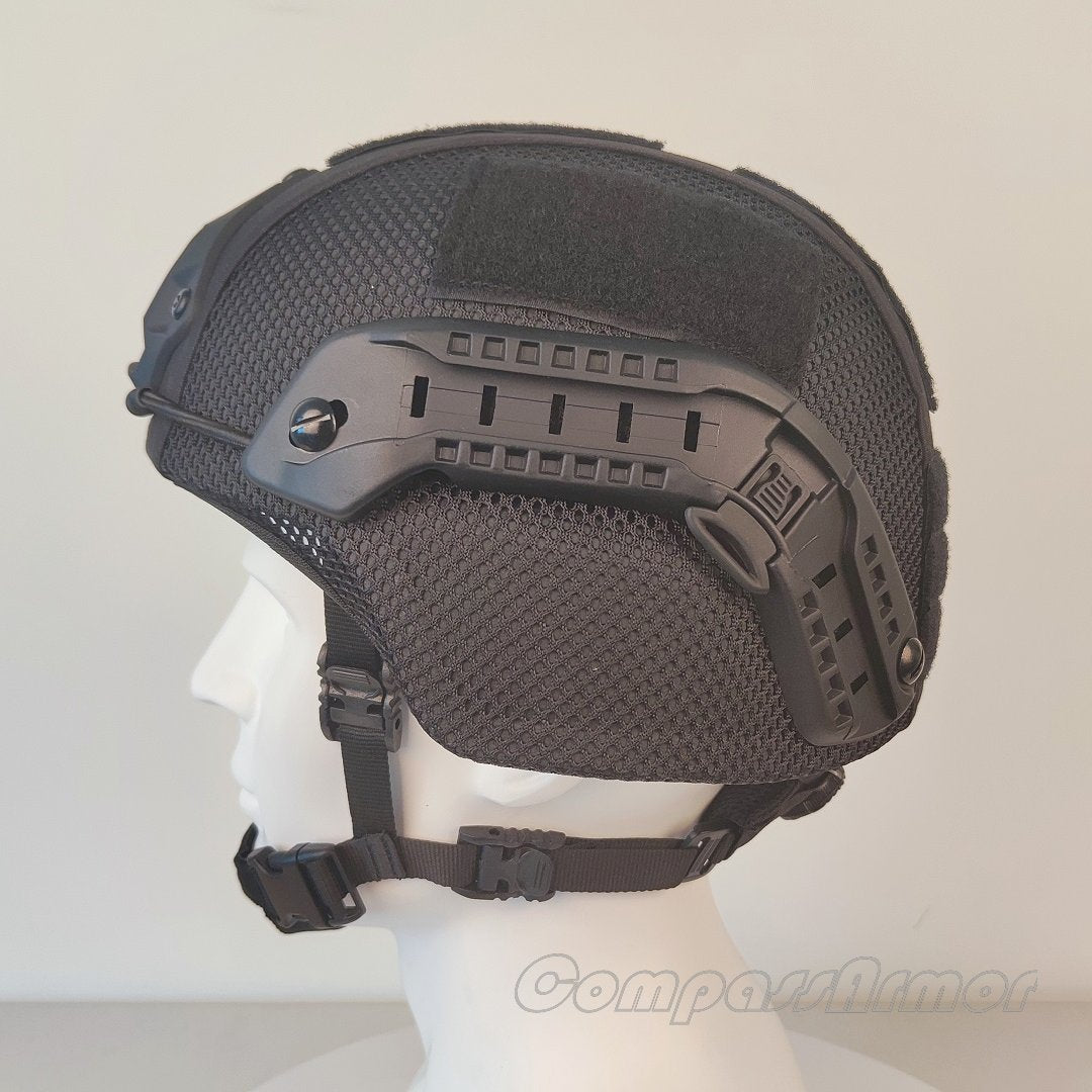 MICH Full Cut Tactical Ballistic Helmet with sides-rails, Cover and NVG mount MICH 2000AT
