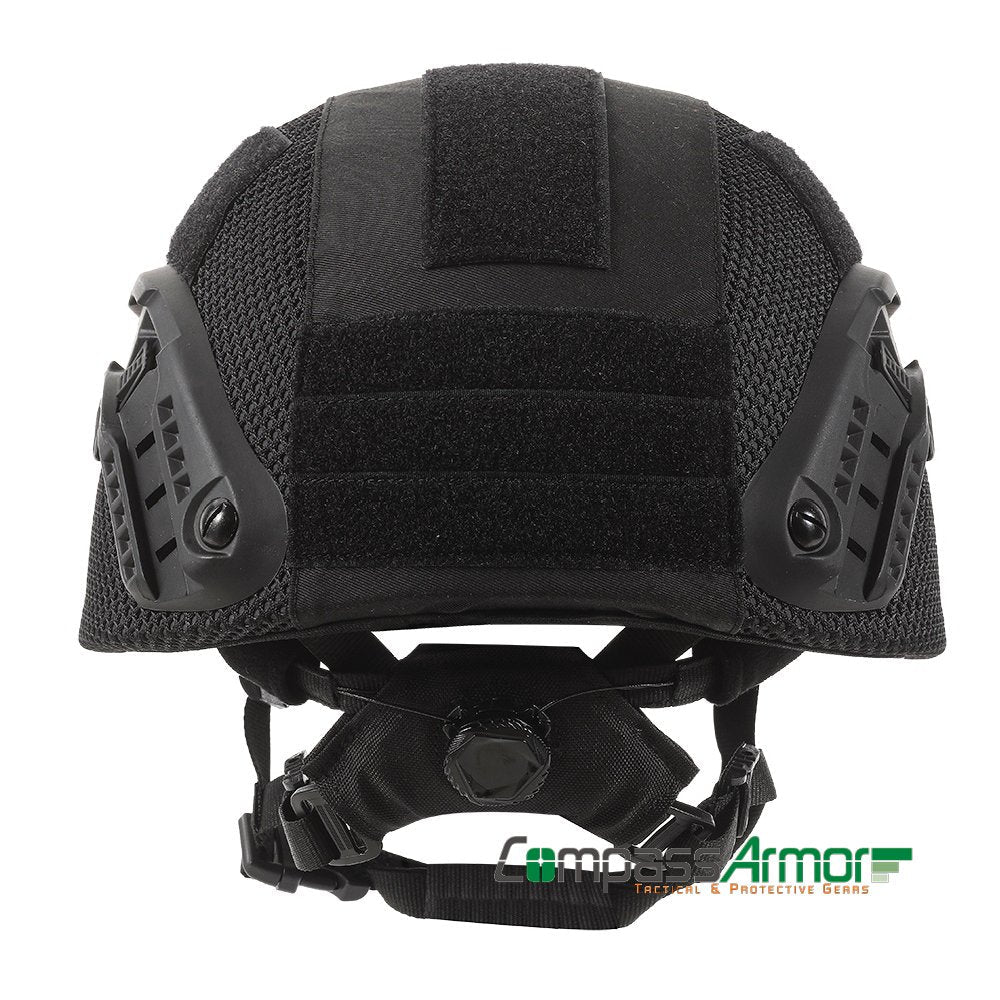 MICH Full Cut Tactical Ballistic Helmet with sides-rails, Cover and NVG mount MICH 2000AT