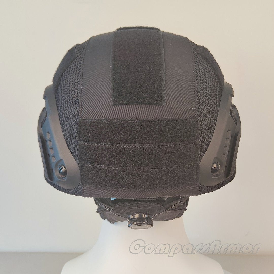 MICH Full Cut Tactical Ballistic Helmet with sides-rails, Cover and NVG mount MICH 2000AT