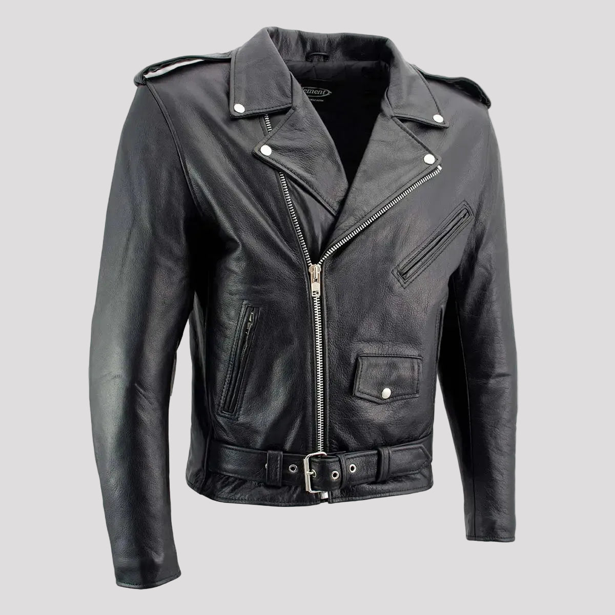 X Element Men's Leather Motorcycle Jacket