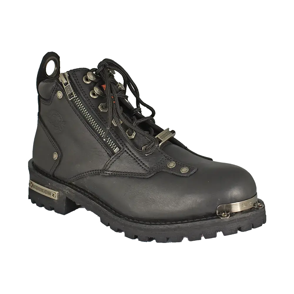 Milwaukee Leather Women's 6" Double Zip Motorcycle Boots