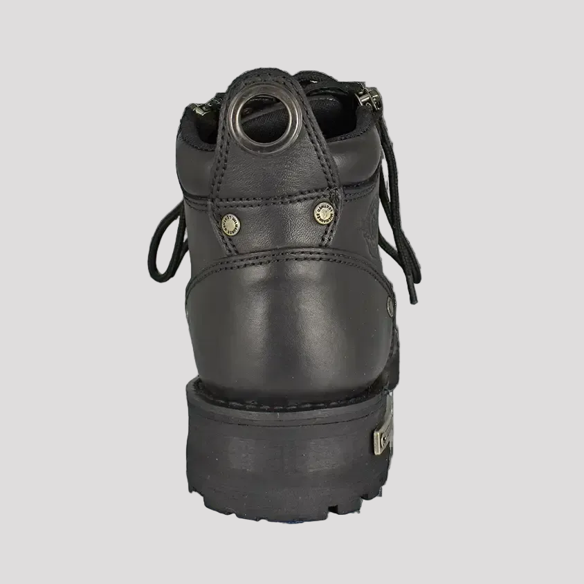 Milwaukee Leather Women's 6" Double Zip Motorcycle Boots