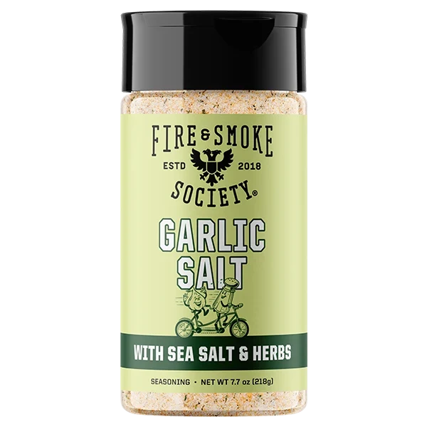 Fire & Smoke Society Garlic Salt All-Purpose Seasoning – 7.7 oz