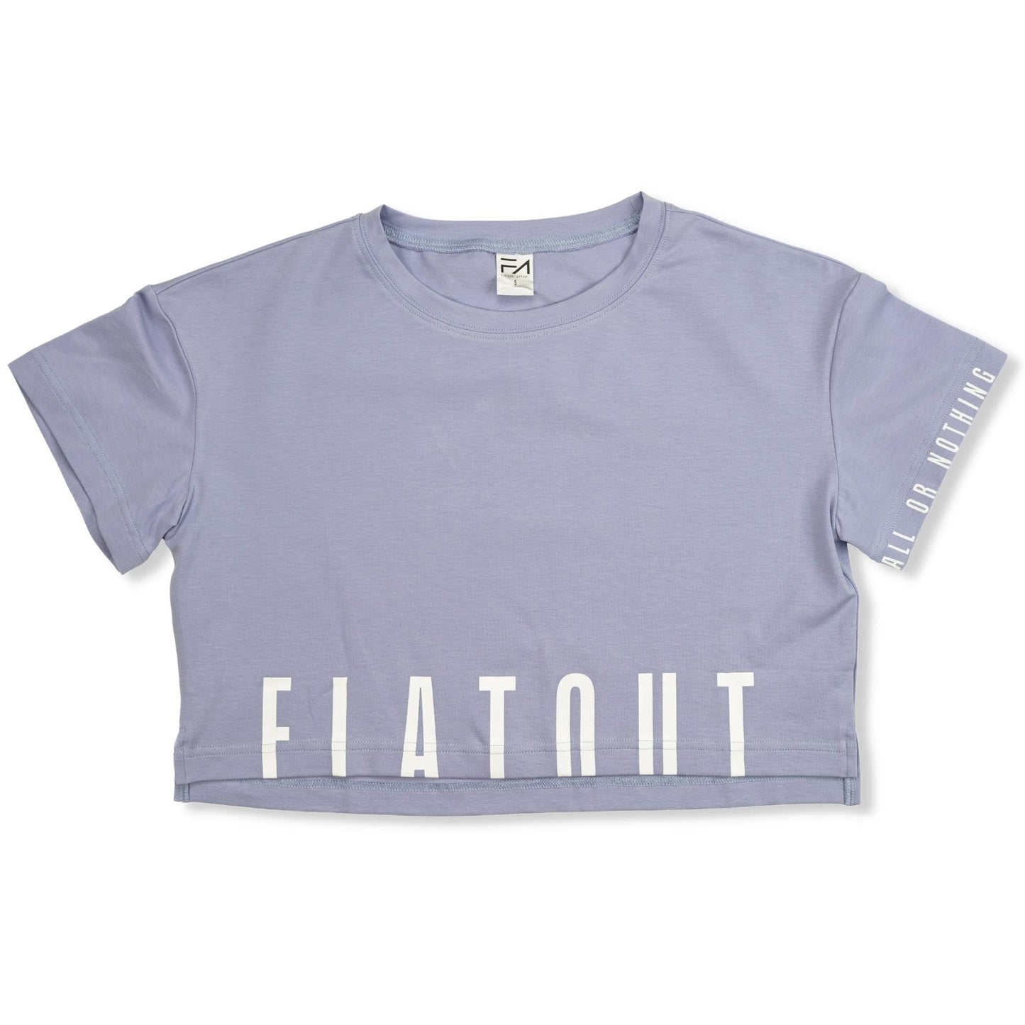 Madi Crop Tee Lavender