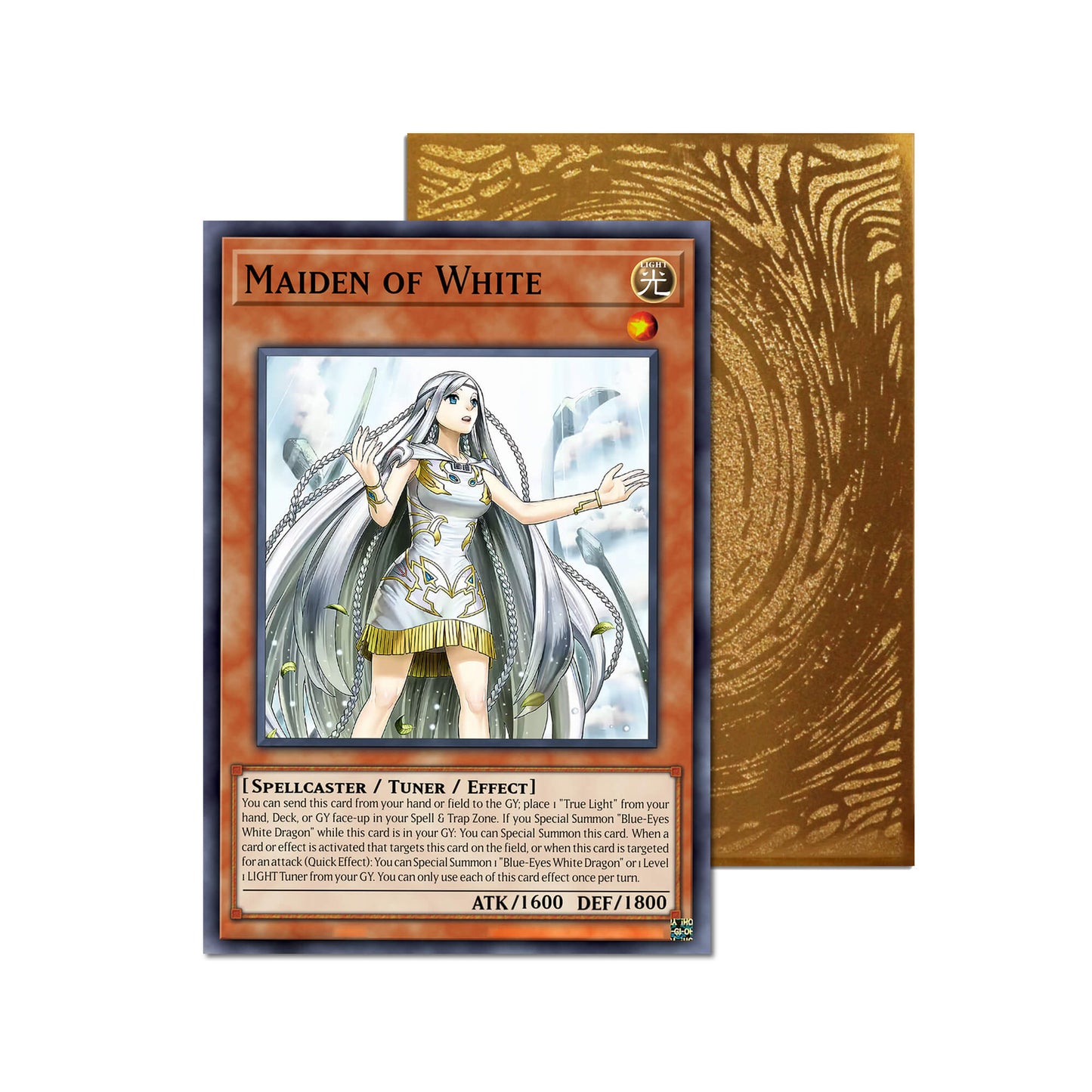 Maiden Of White Metal Orica Card