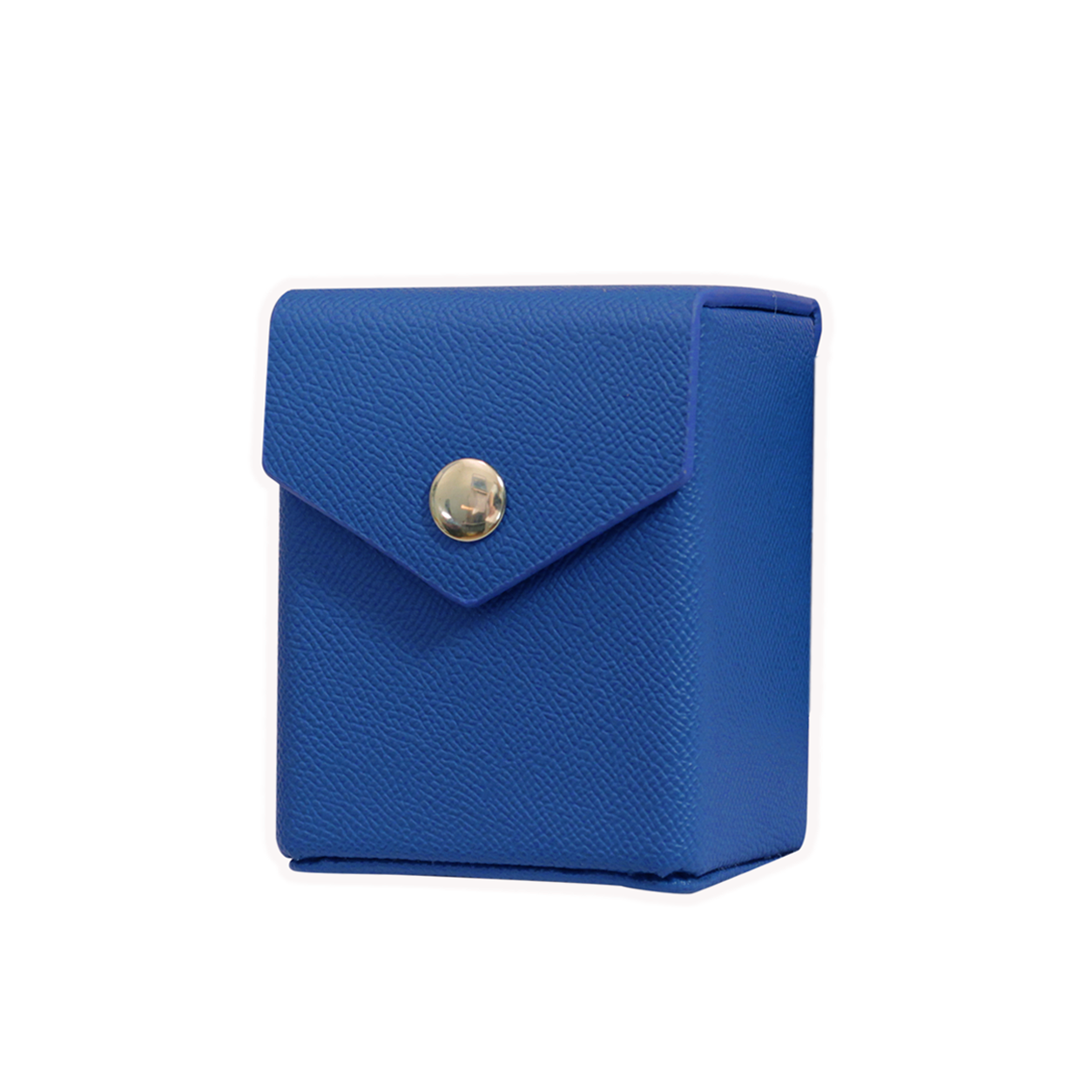 Blue - Hard Shell - Textured Leather - Deck Box - With Belt Loop