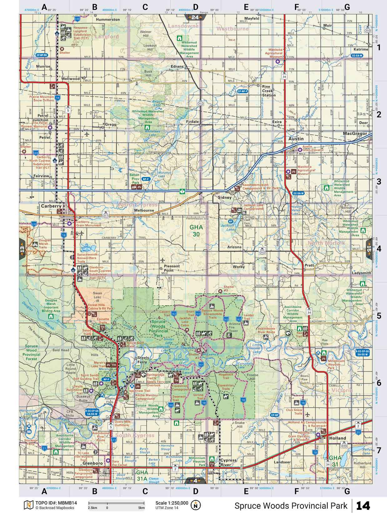 Manitoba Backroad Mapbook