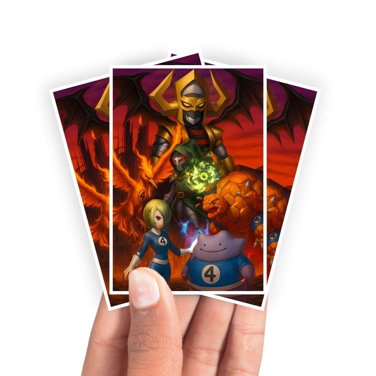 Fantastic 4 x Pokemon Card Sleeves