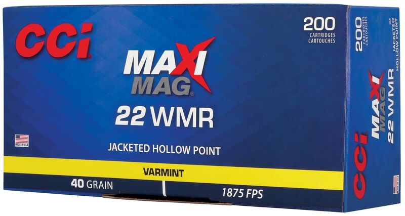 CCI Maxi-Mag 22 WMR 40 Grain