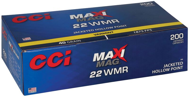 CCI Maxi-Mag 22 WMR 40 Grain