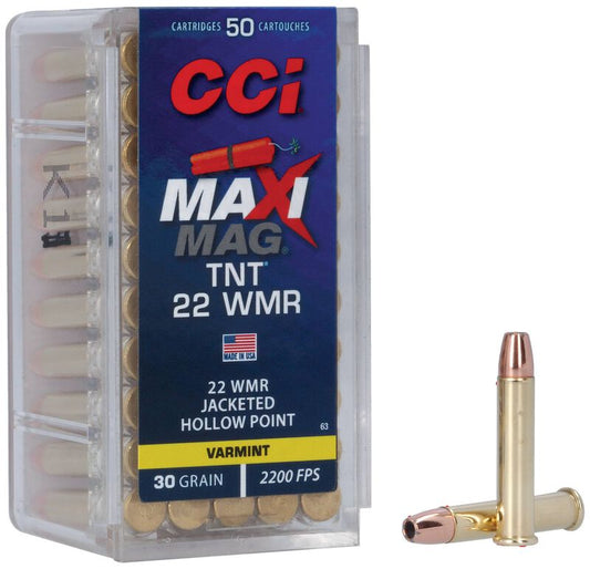 CCI Maxi-Mag TNT 22 WMR 30 Grain