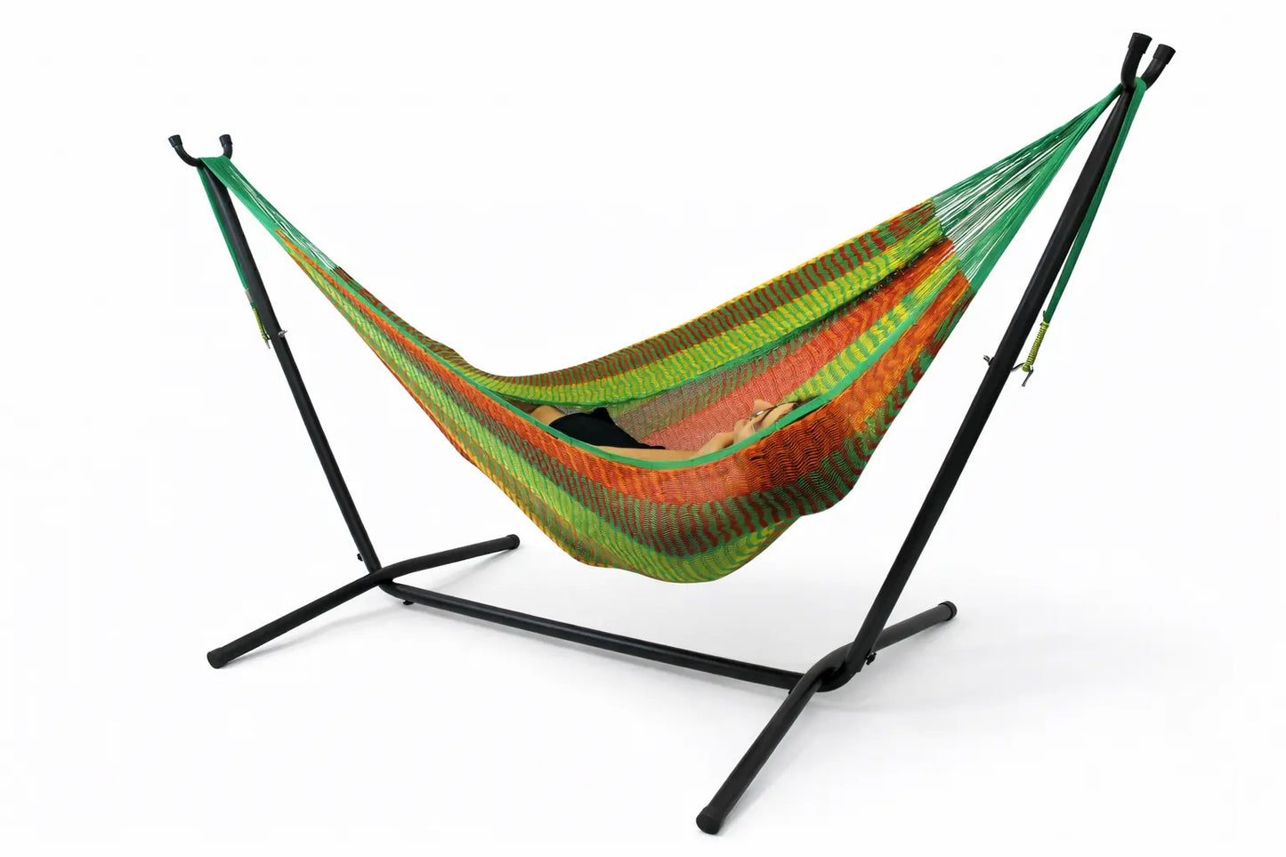 Double Mayan Hammock with Universal Stand