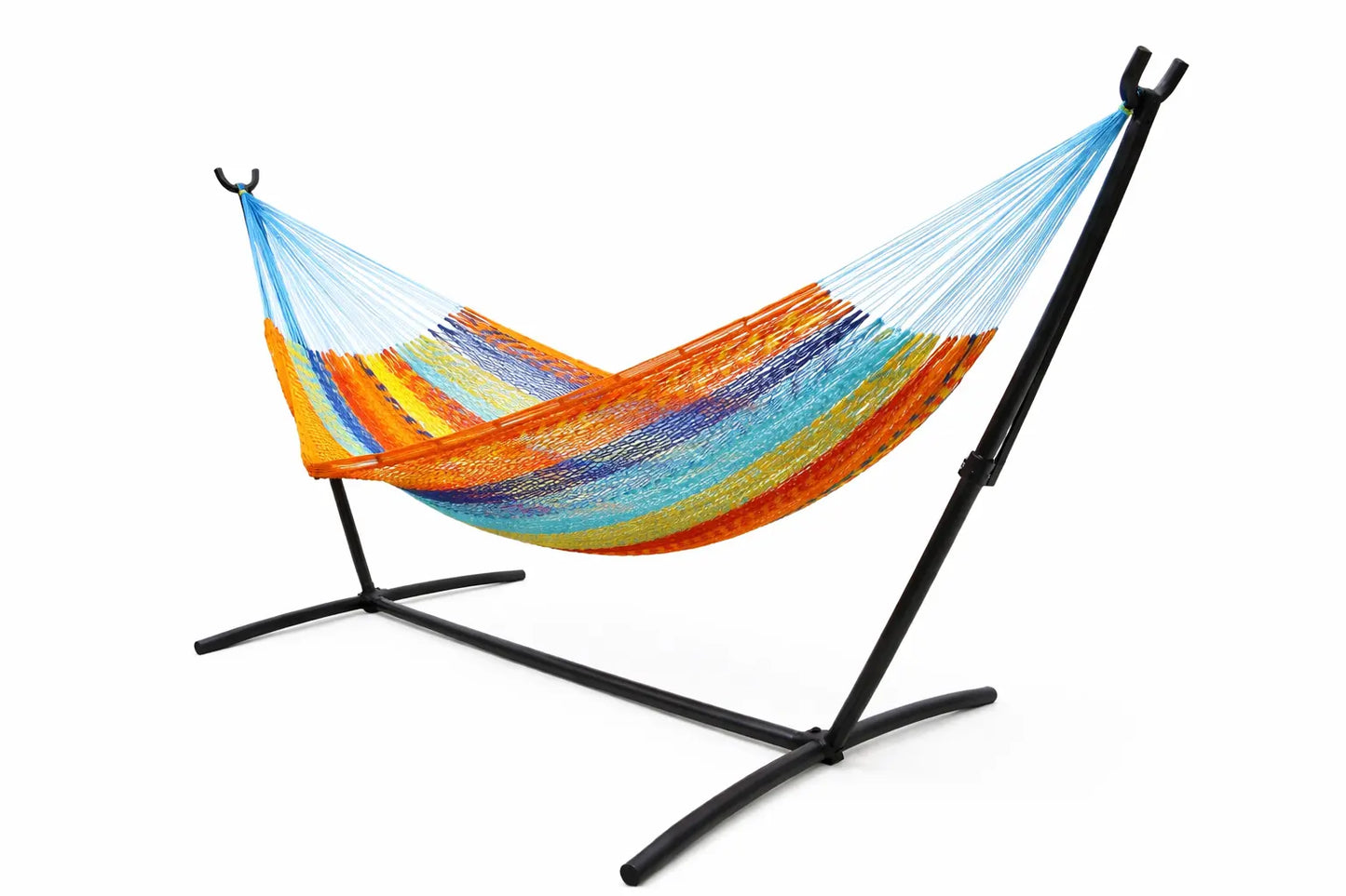 XL Thick Cord Mayan Hammock with Universal Stand