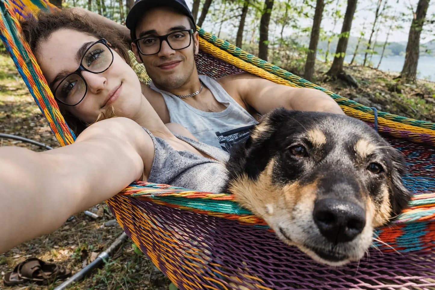 XL Thick Cord Mayan Hammock with Universal Stand