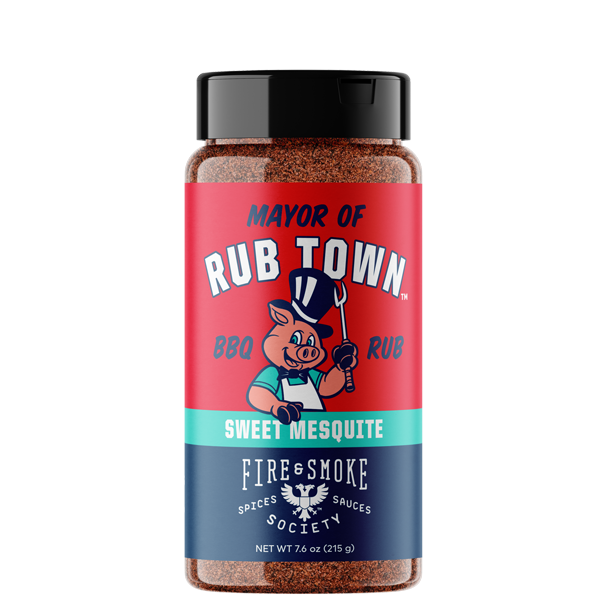 Fire & Smoke Society Mayor of Rubtown Barbecue Seasoning Rub, 7.6 Ounce