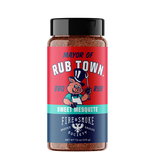 Fire & Smoke Society Mayor of Rubtown Barbecue Seasoning Rub, 7.6 Ounce