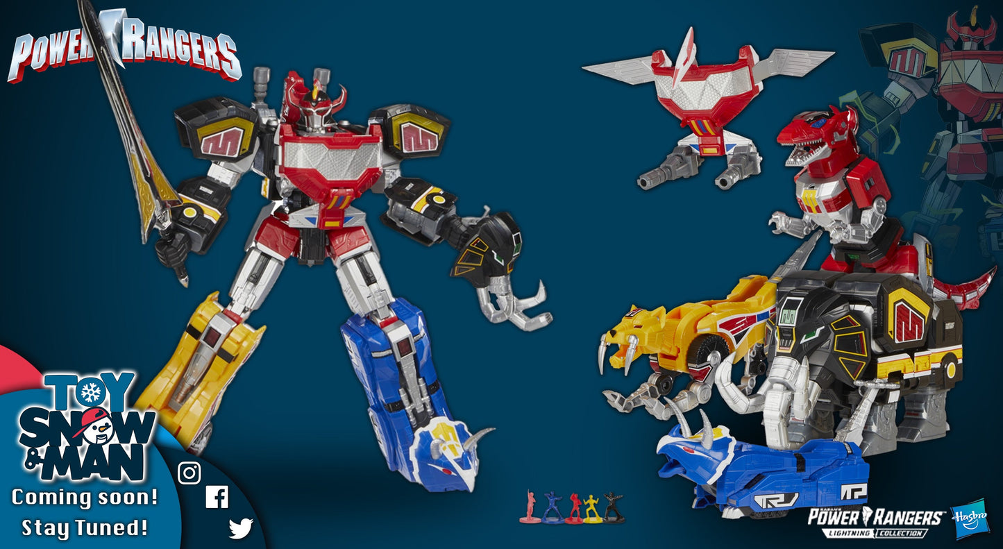 Power Rangers Lightning Collection Mighty Morphin Dino Megazord