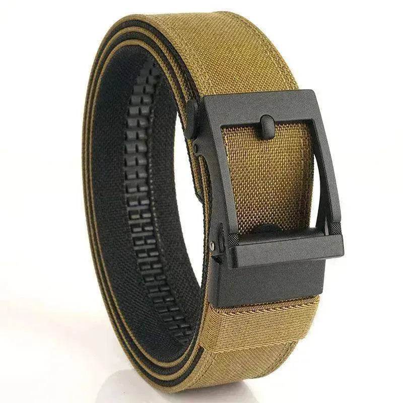 Men's Auto Buckle Belt: Thickened, Dual-use
