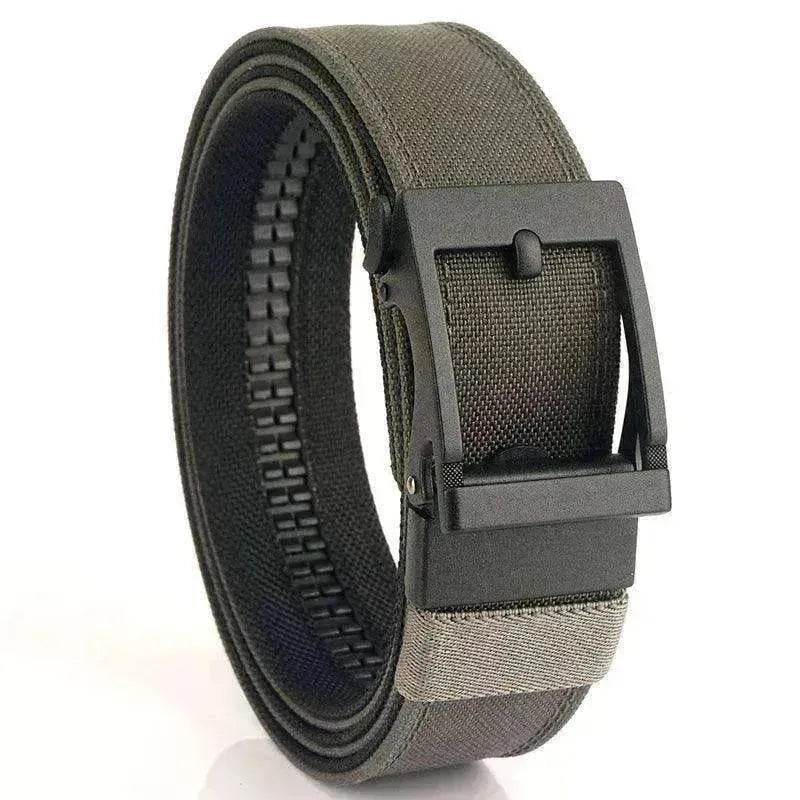Men's Auto Buckle Belt: Thickened, Dual-use