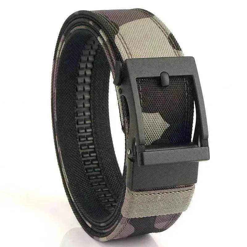 Men's Auto Buckle Belt: Thickened, Dual-use