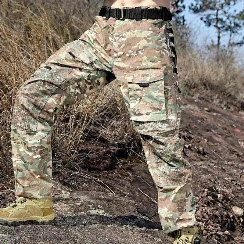 Men's Long Sleeve Spring And Autumn Training Wear Camouflage Suit