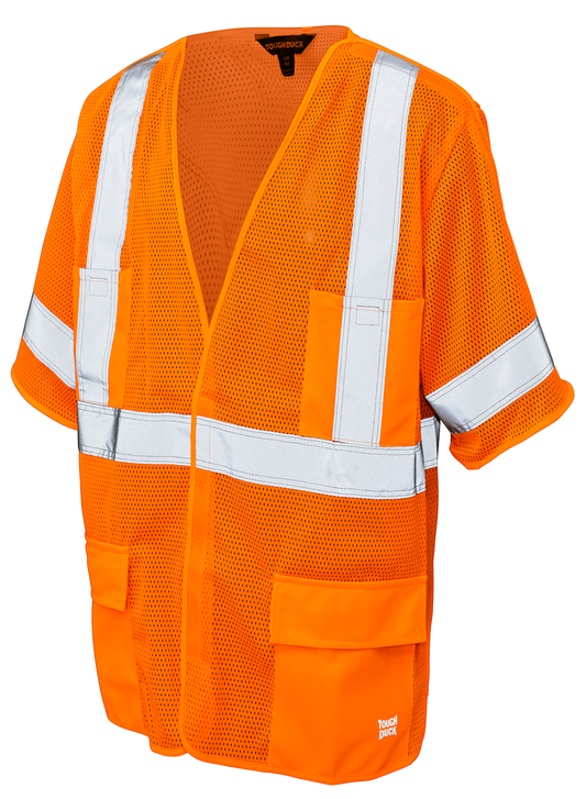 Mesh Safety Vest with Sleeves