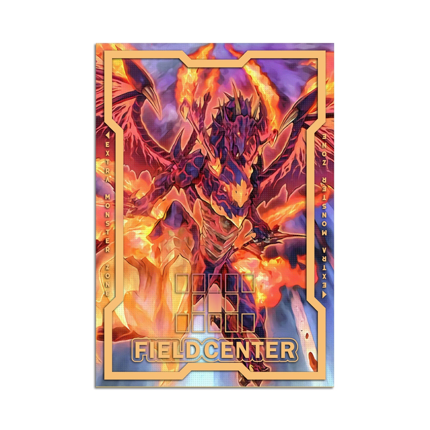 Meteor Black Comet Dragon Metal Field Center