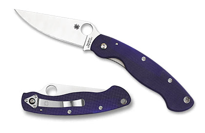 Spyderco Military™ Model G-10 Dark Blue CPM S110V