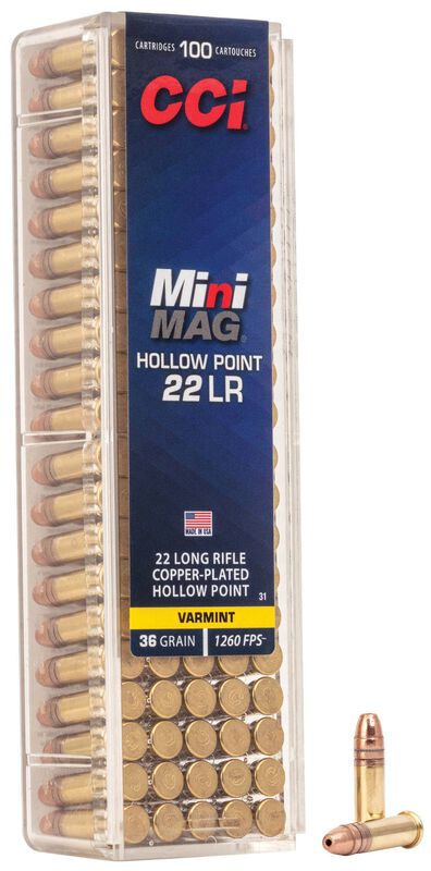 CCI Mini-Mag HP 22 LR 36 Grain