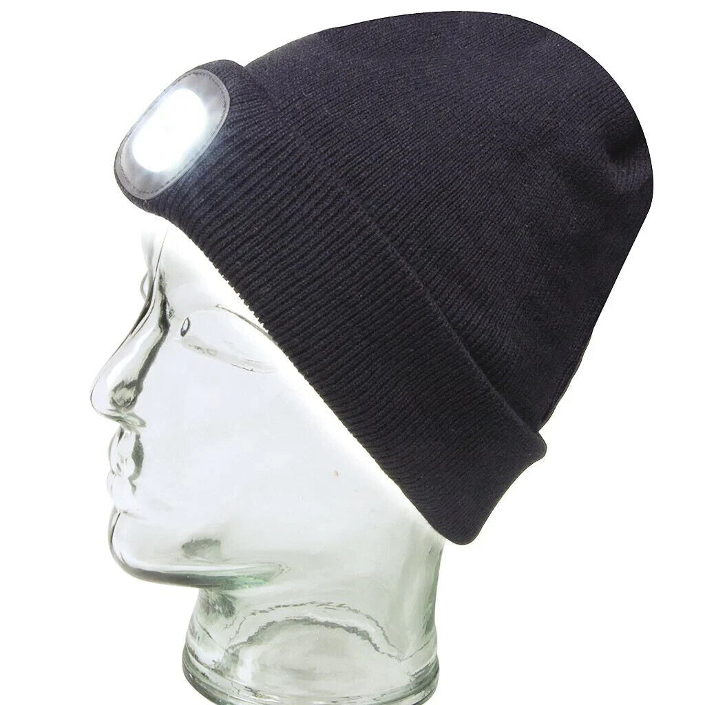 Misty Mountain LED Beanie with Integrated 150 Lumens Head Light