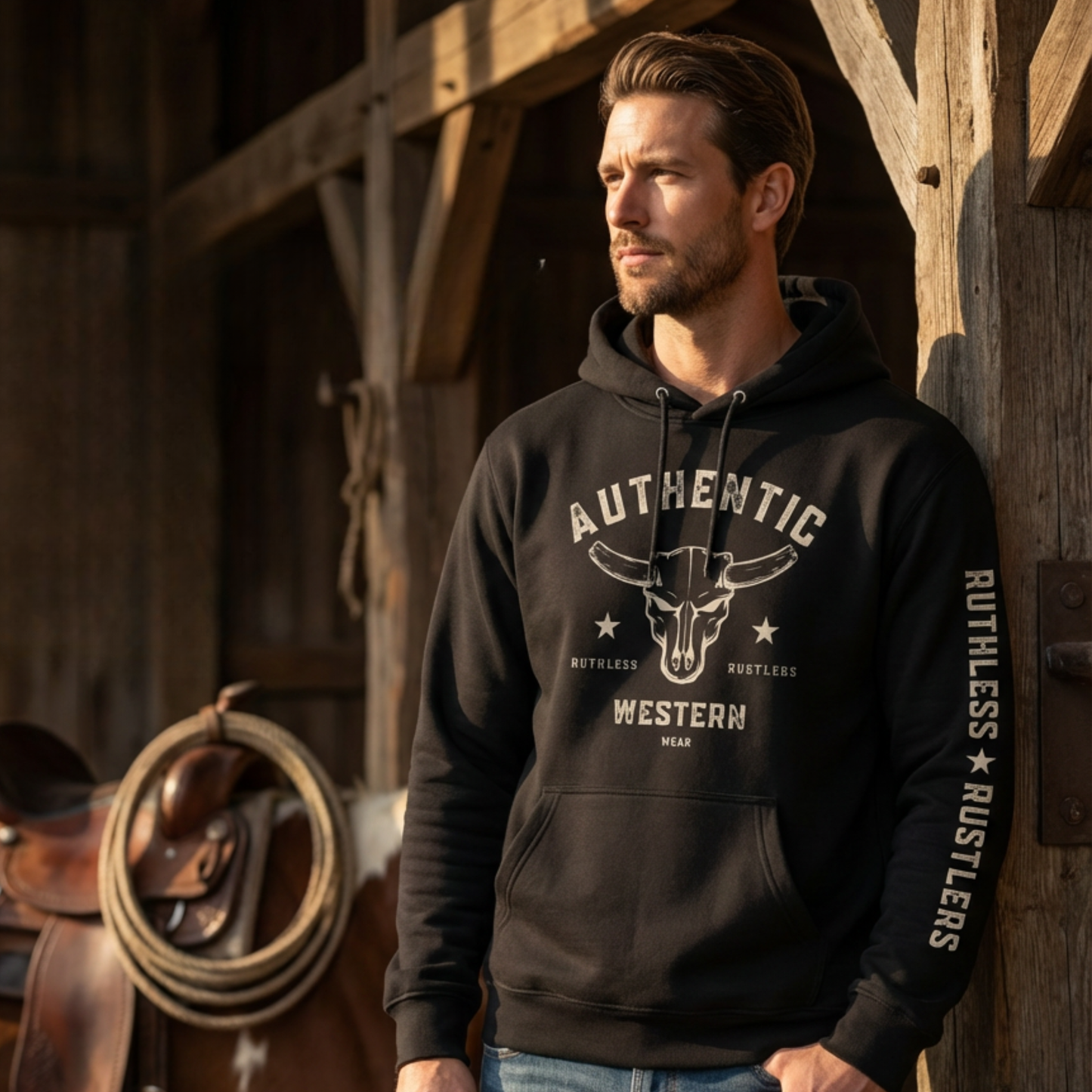 Ruthless Rustlers Authentic Hoodie