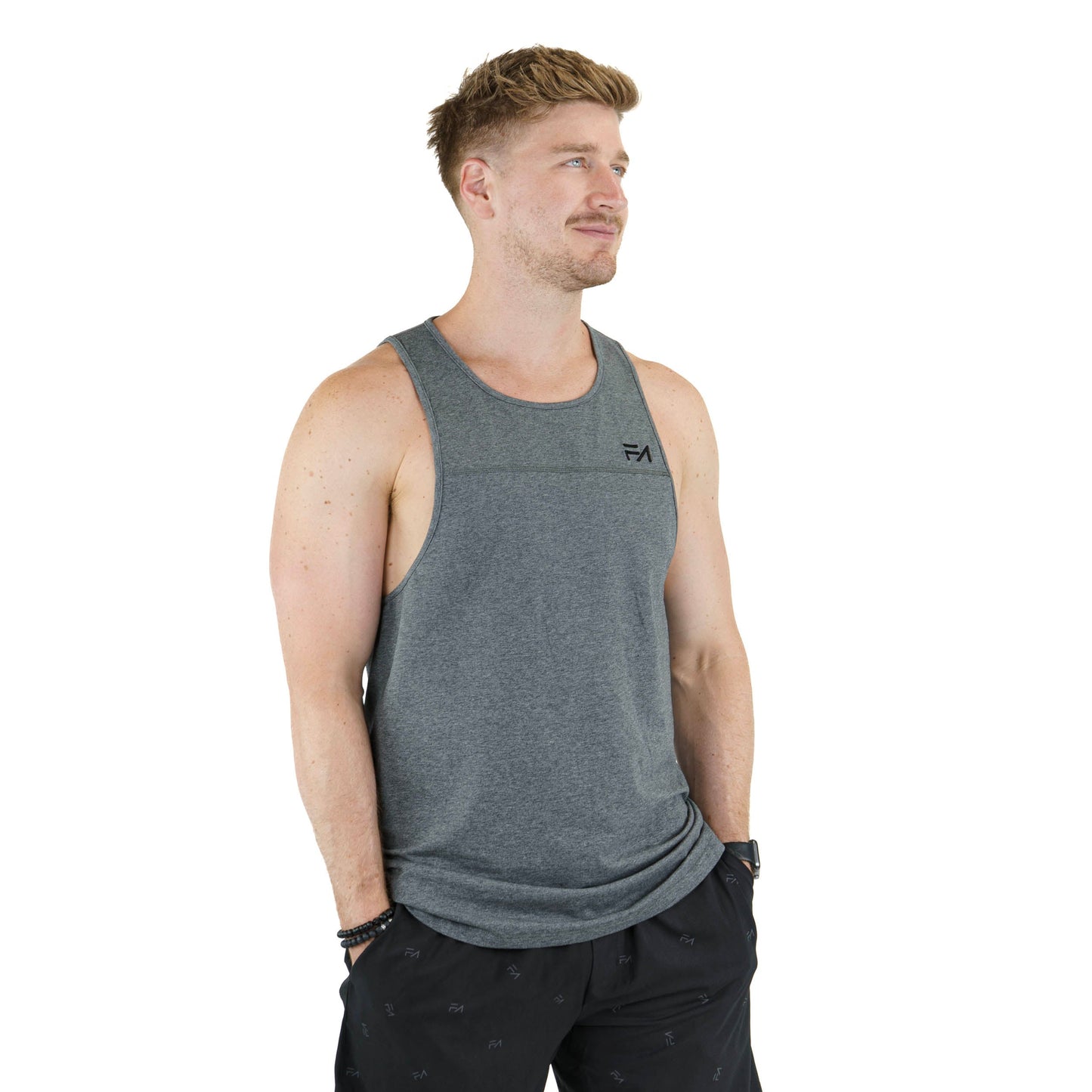 FA Momentum Tank Heather Char