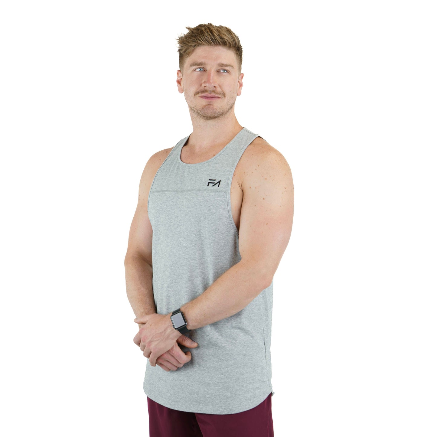 FA Momentum Tank Heather Grey