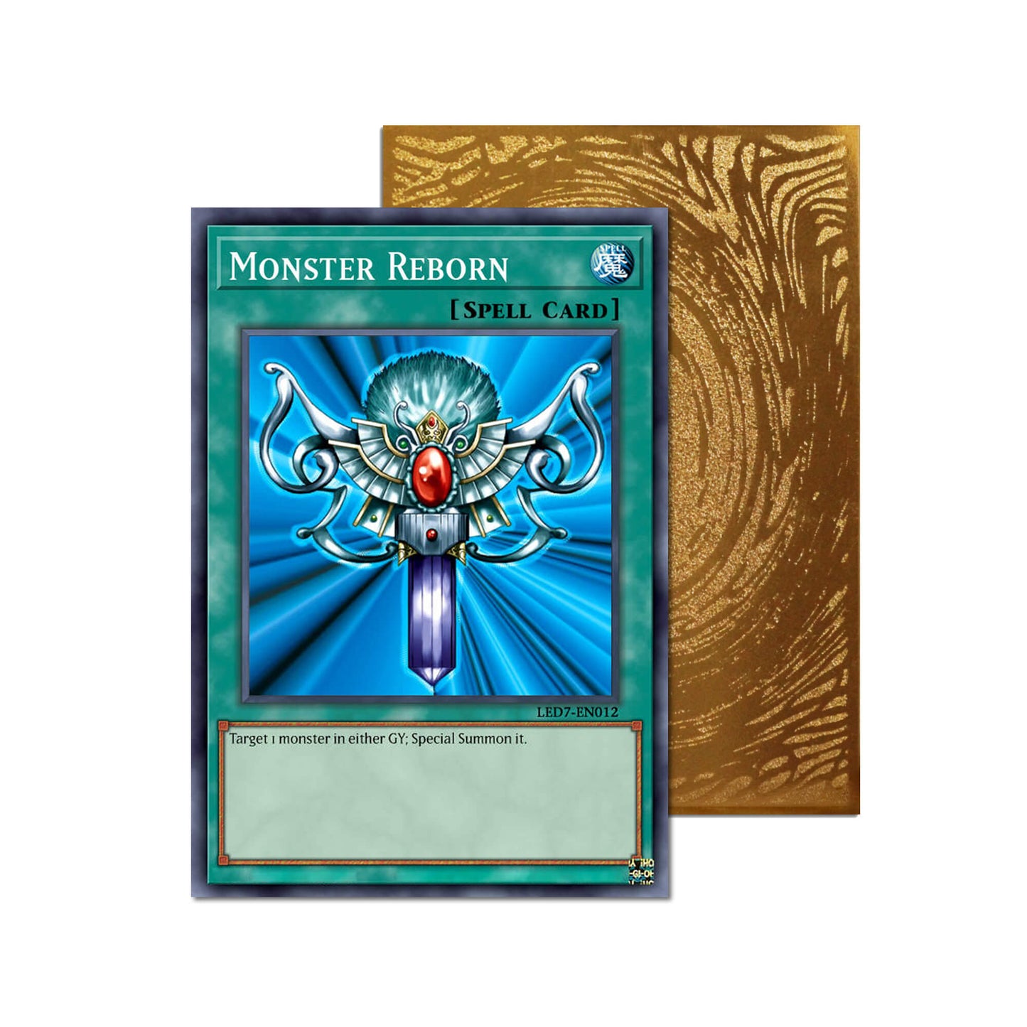Monster Reborn Metal Orica Card