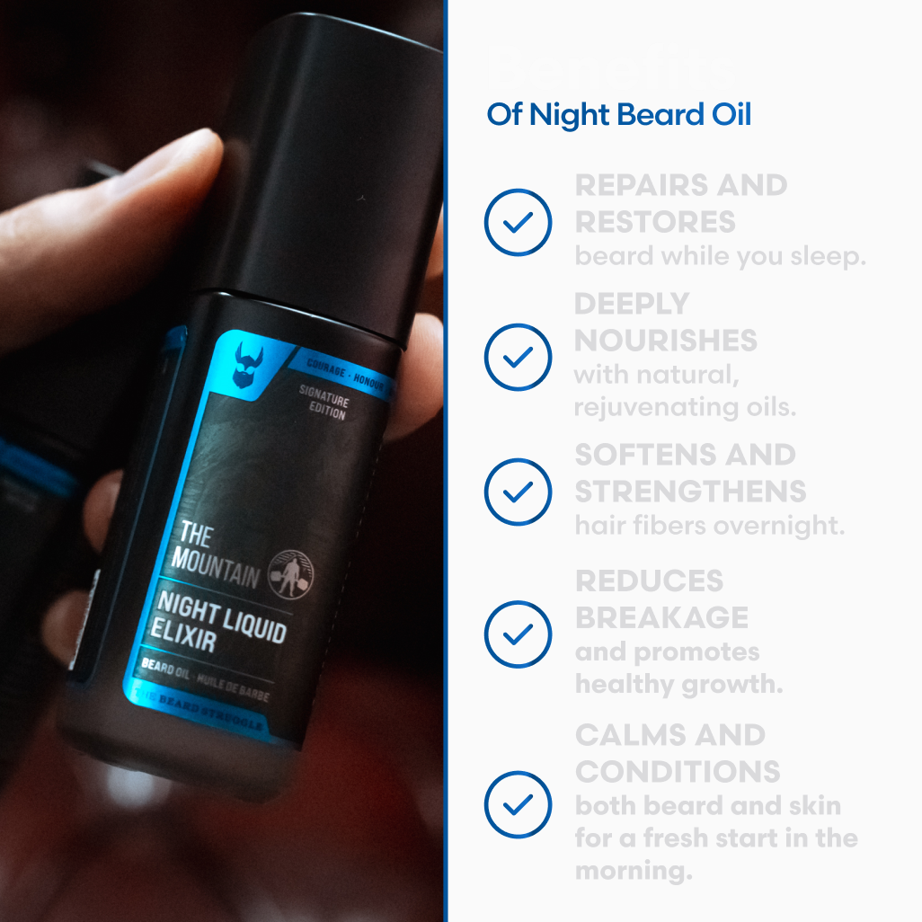 Night Liquid Beard Oil - Mountain