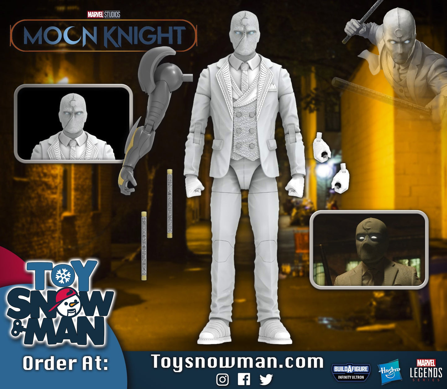 Marvel Legends Series Disney Plus Mr. Knight (infinity Ultron BAF)
