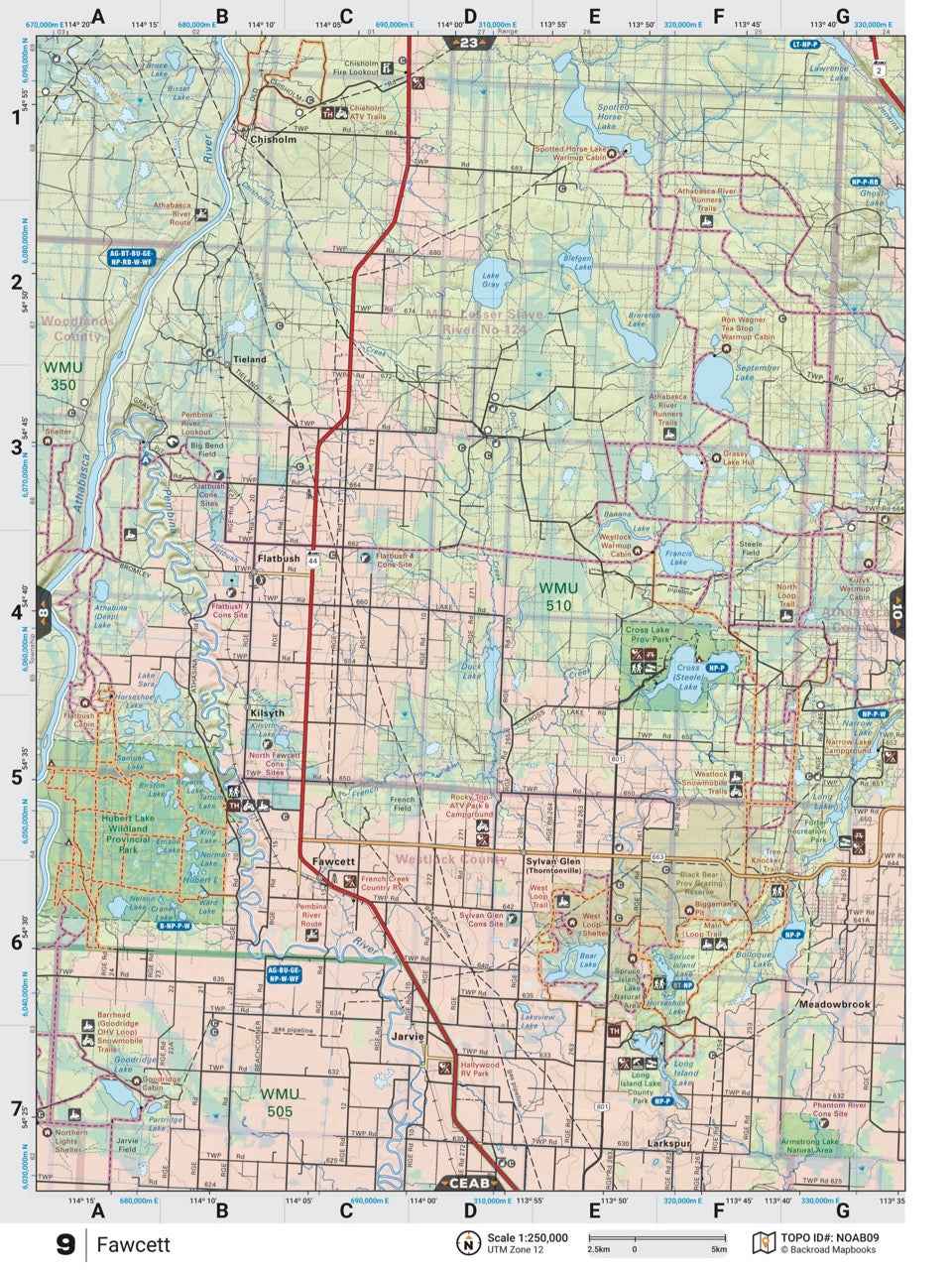 Northern Alberta Backroad Mapbook