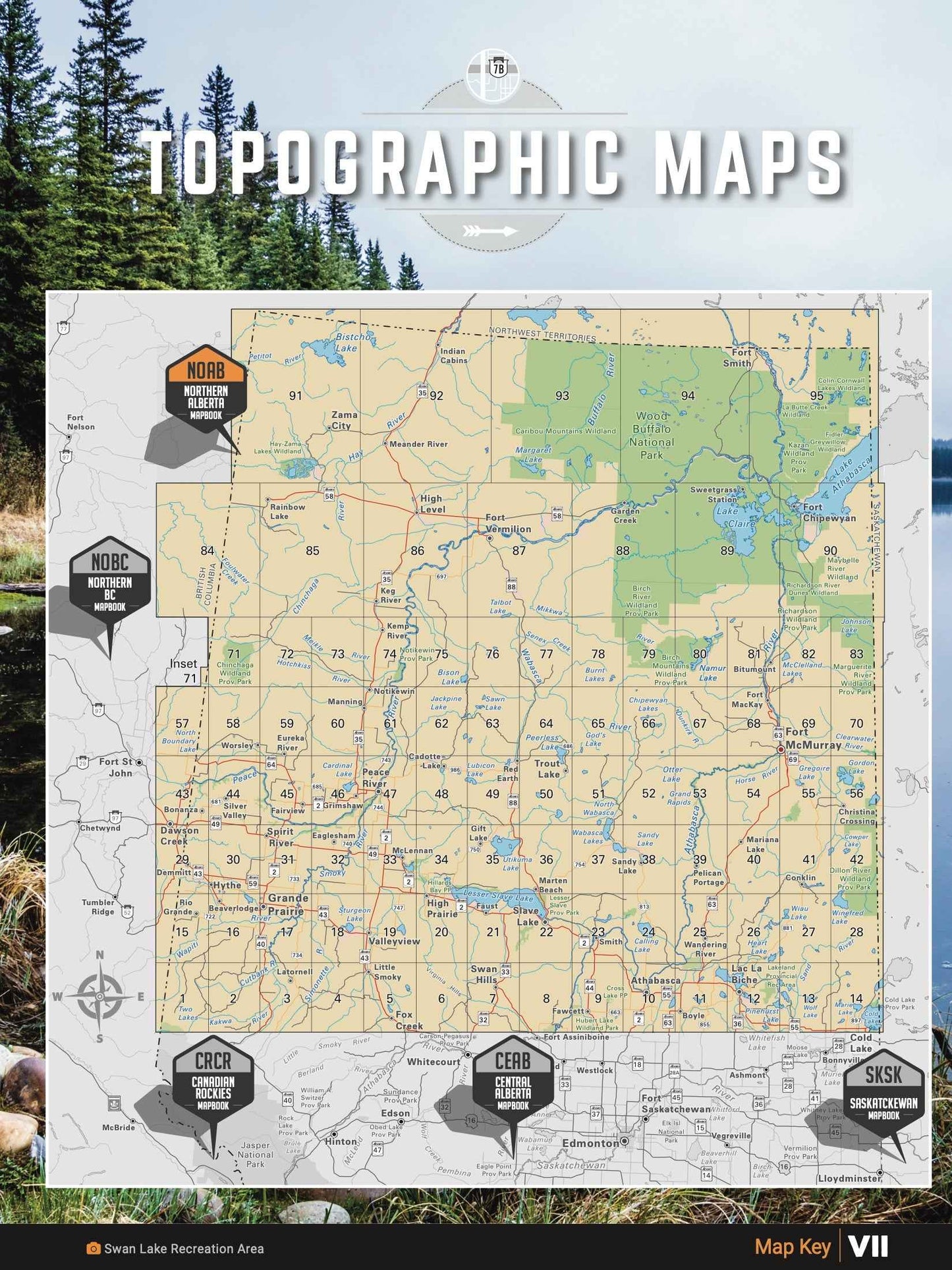 Northern Alberta Backroad Mapbook