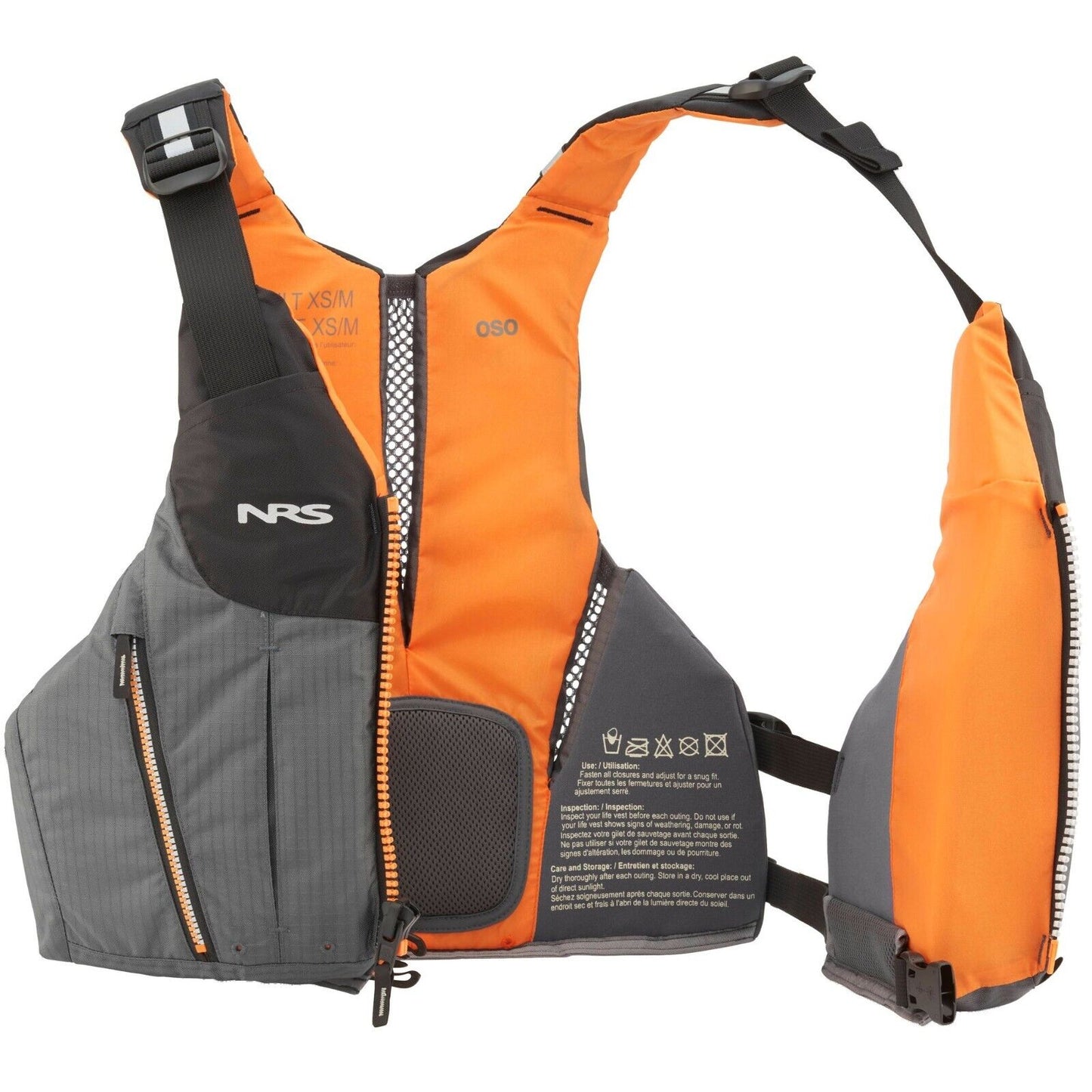 NRS Men's Oso PFD's Front Zip Entry Life Vests - UL & ULC Approved
