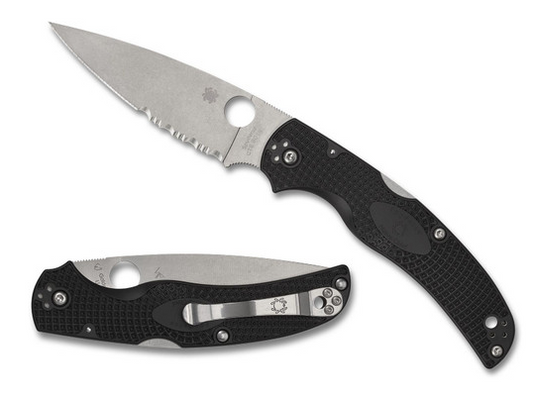 Spyderco Native Chief™ Black Lightweight - Combo Edge