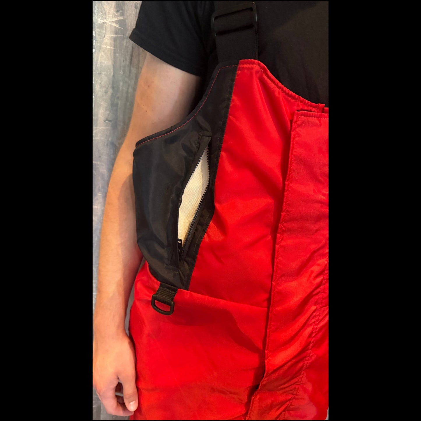 Nautilus Pro Series Insulated Survival Flotation Bib Pants Size XL Made in Canada!